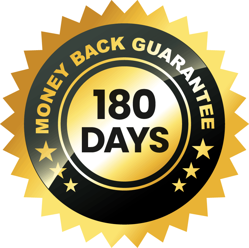Finessa  180-Day Money-Back Guarantee Badge – Risk-Free Purchase